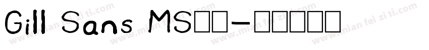 Gill Sans MS字体字体转换